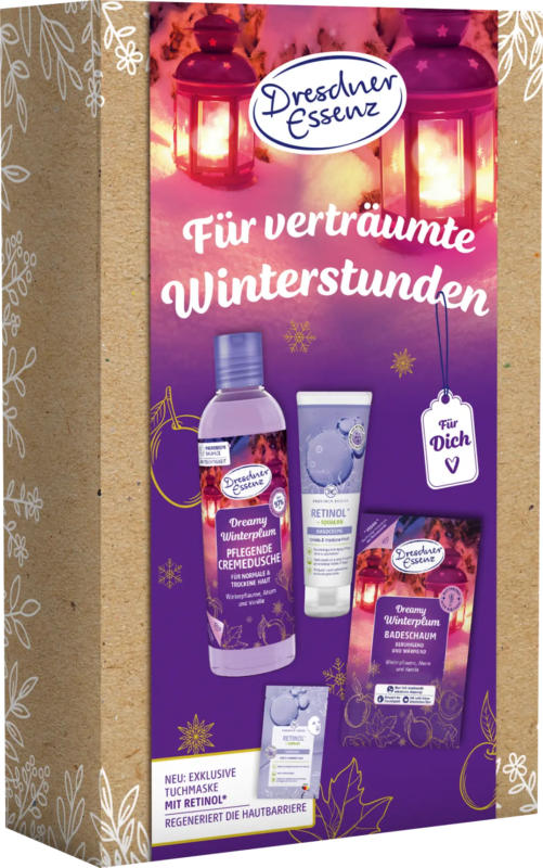 Dresdner Essenz Geschenkset "Winterstunden" 4tlg