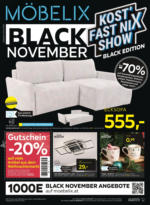 Möbelix Black November - bis 03.12.2024