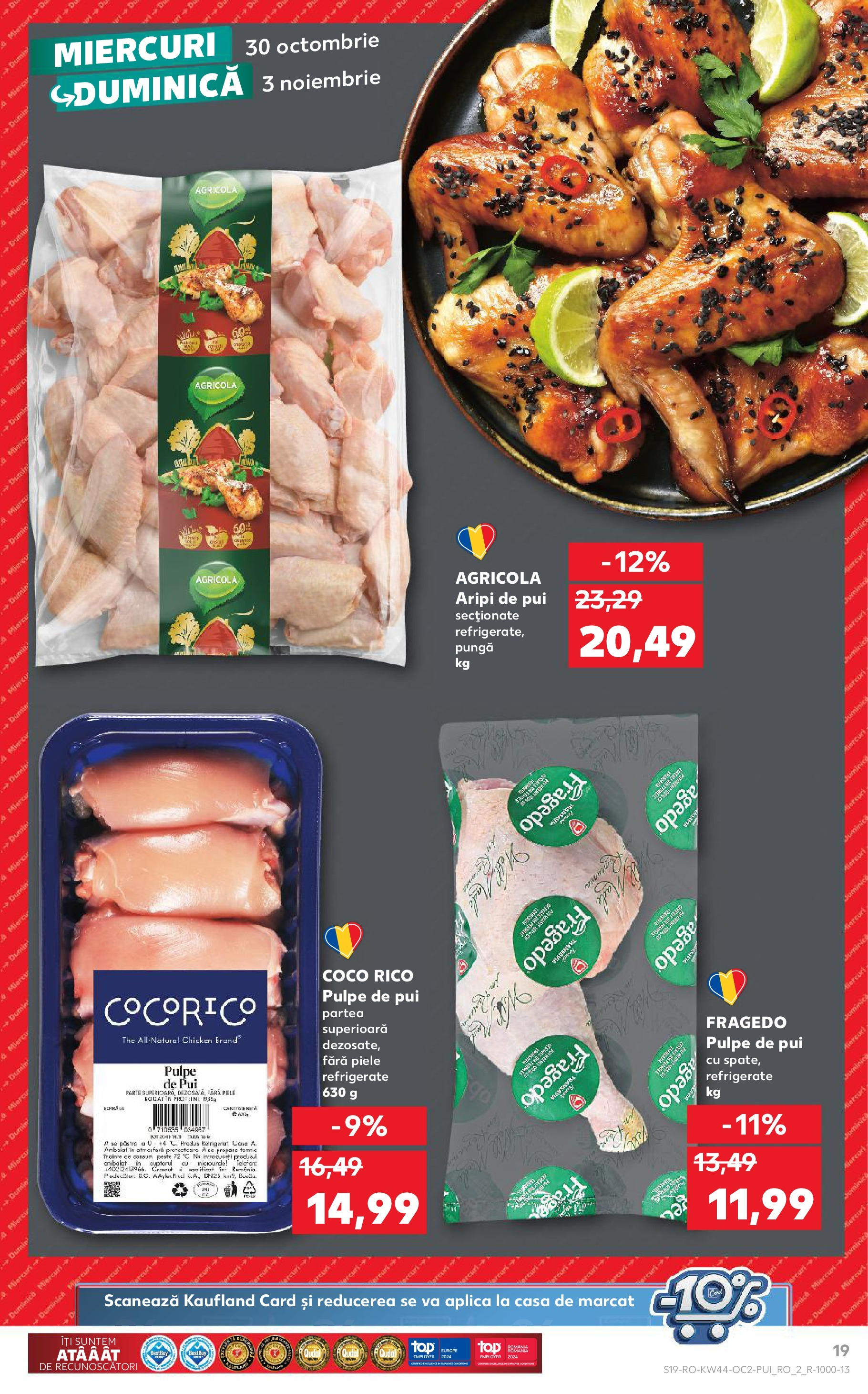 Catalog Kaufland - Bucureşti 30.10.2024 - Revista si Oferta | Pagină: 19 | Produse: Telefon, Pungă, Pește