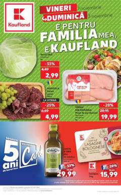 Previzualizarea de cataloage: Kaufland Bistriţa valabil de la 01.11.2024