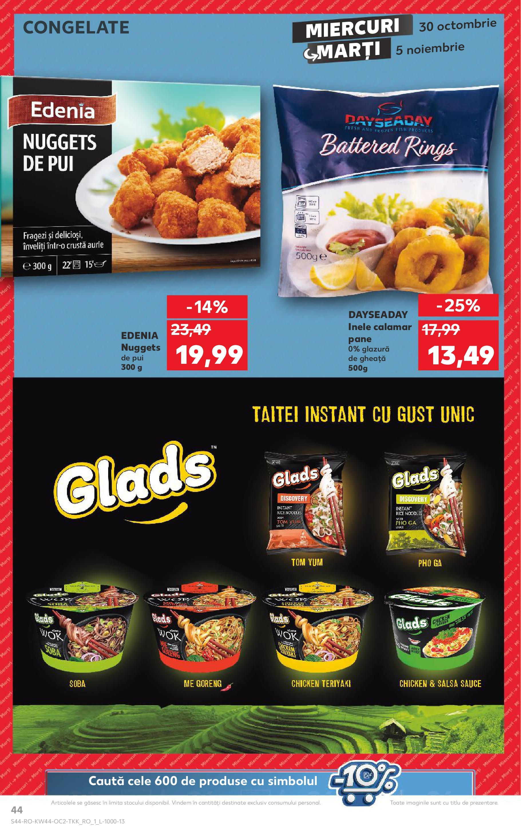 Catalog Kaufland - Bucureşti 30.10.2024 - Revista si Oferta | Pagină: 44 | Produse: Sobă, Noodles