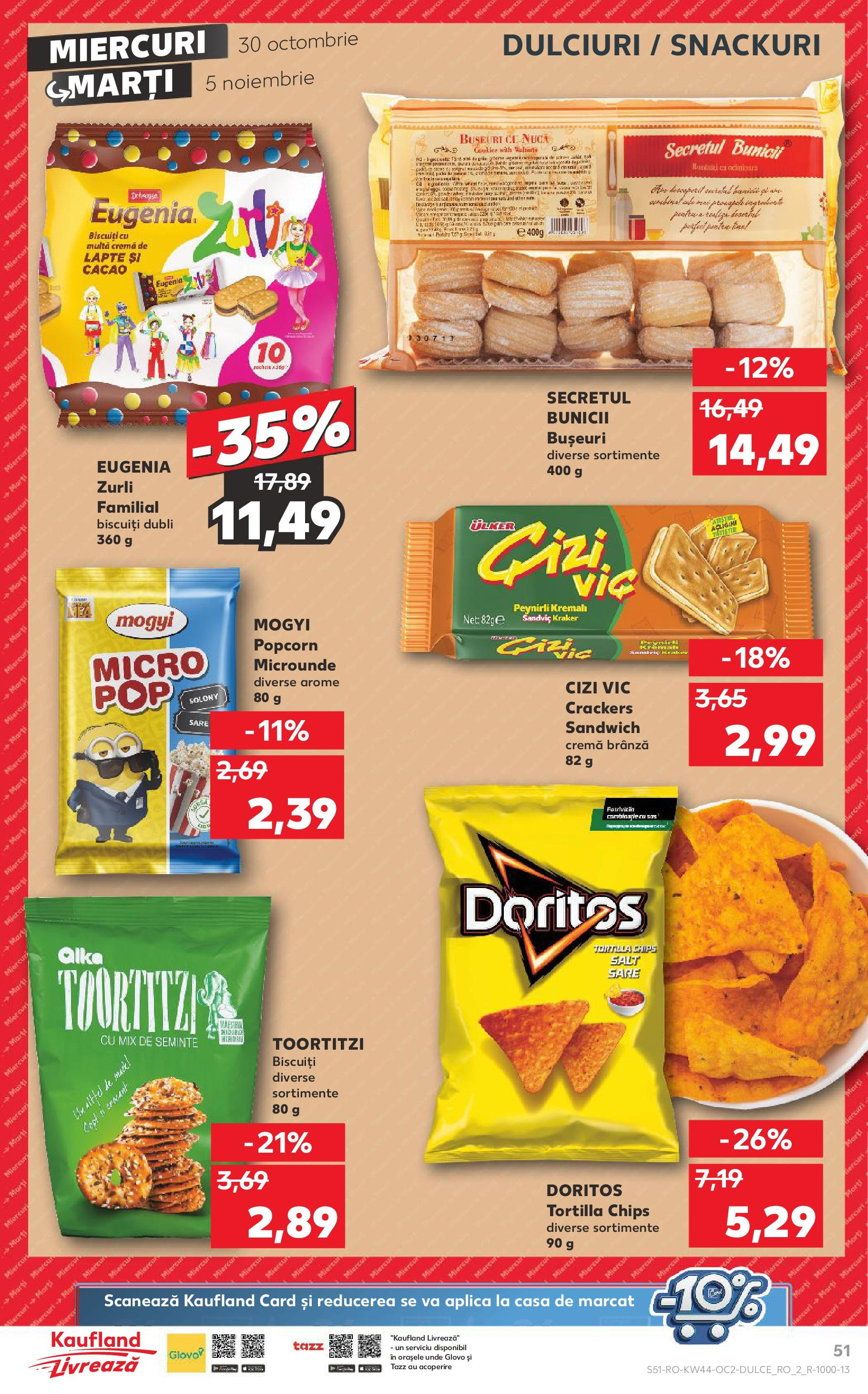 Catalog Kaufland - Bucureşti 30.10.2024 - Revista si Oferta | Pagină: 51 | Produse: Semințe, Brânză, Cacao, Sare