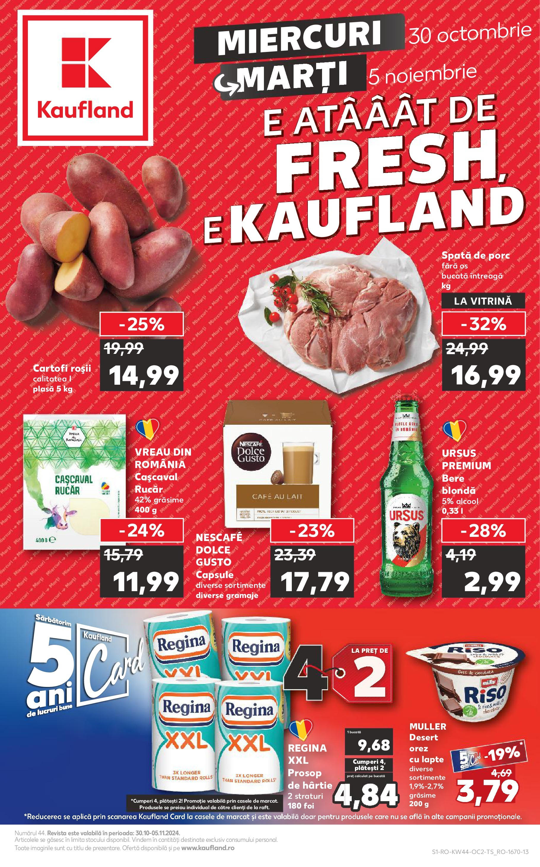 Catalog Kaufland de la 30.10.2024 - Revista "Iaşi" - Pagină 1