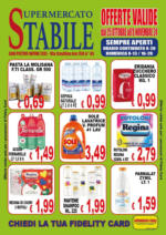 Supermercati Stabile Offerte valide dal 25 ottobre all'8 novembre 2024 - al 08.11.2024