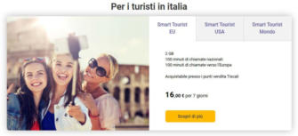 Per i turisti in italia