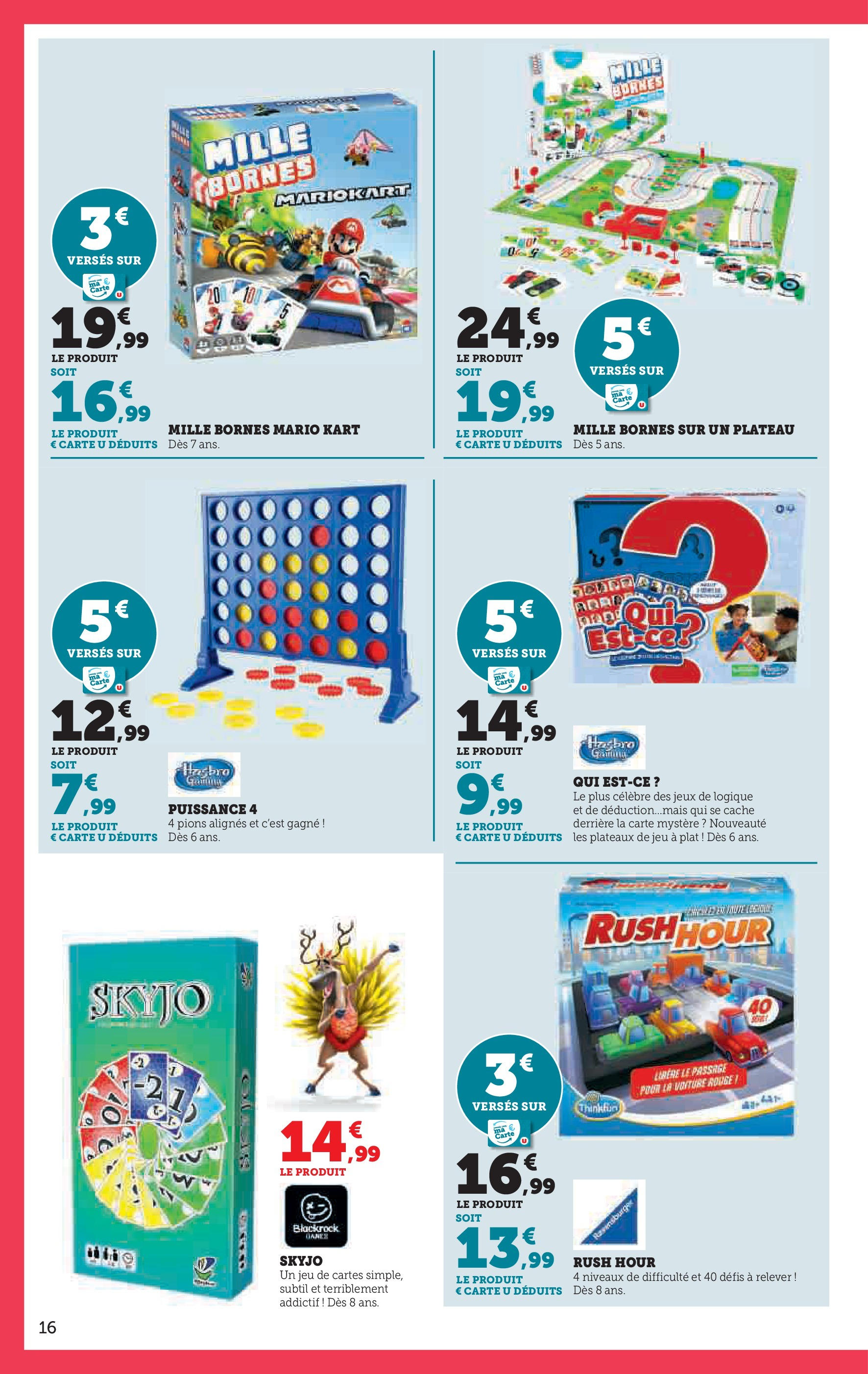 Super U Jouets - Rennes à partir du 22/10/2024 - promo en ligne | Page: 16 | Produits: Plateau, Mais, Skyjo, Jeux