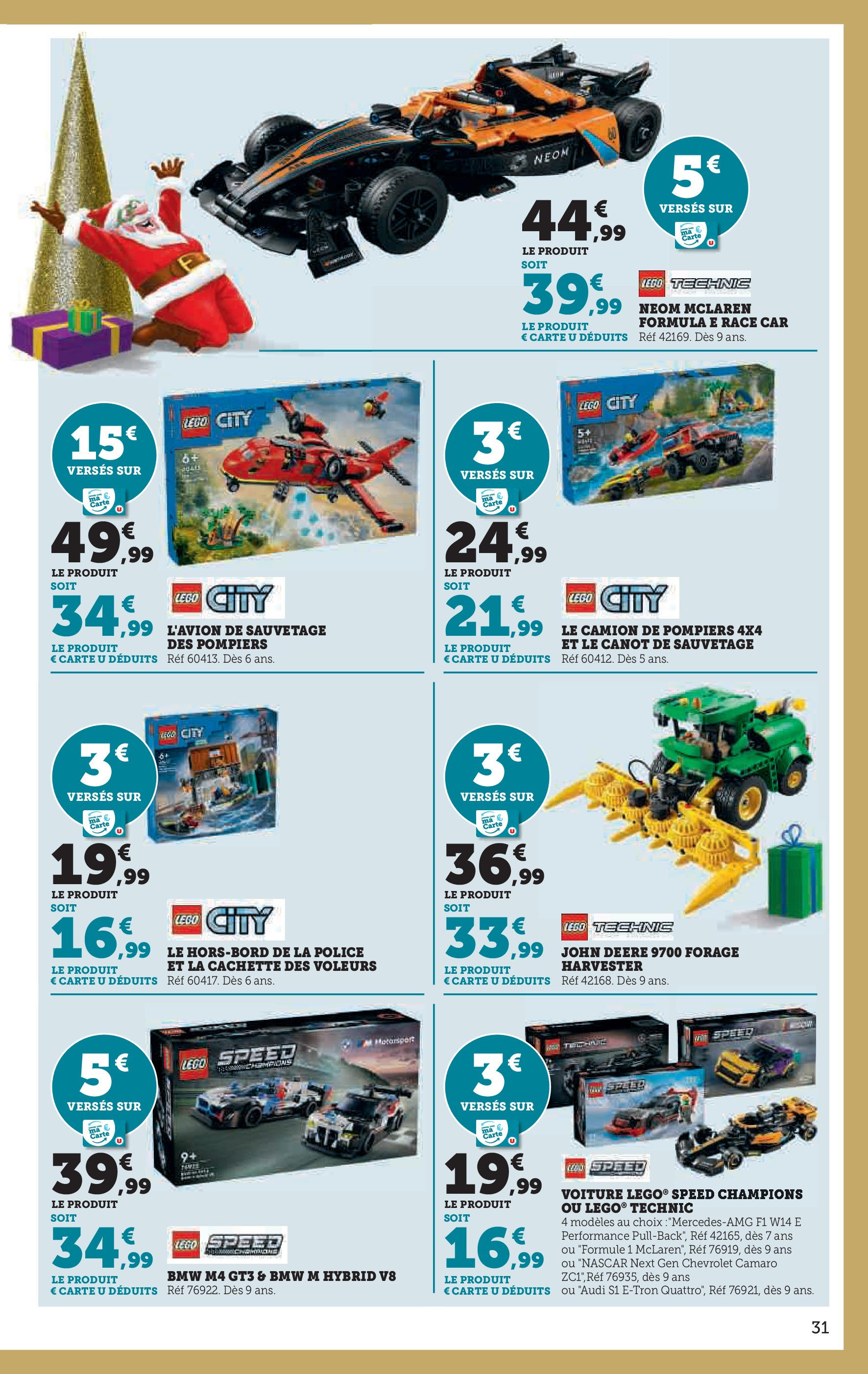 Super U Jouets  à partir du 22/10/2024 - promo en ligne | Page: 31 | Produits: Légo