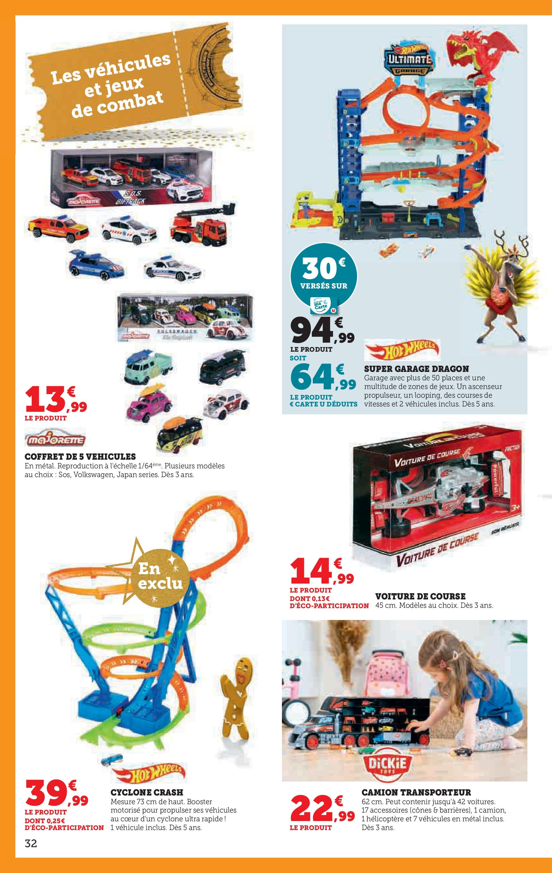 Super U Jouets  à partir du 22/10/2024 - promo en ligne | Page: 32 | Produits: Cônes, Jeux