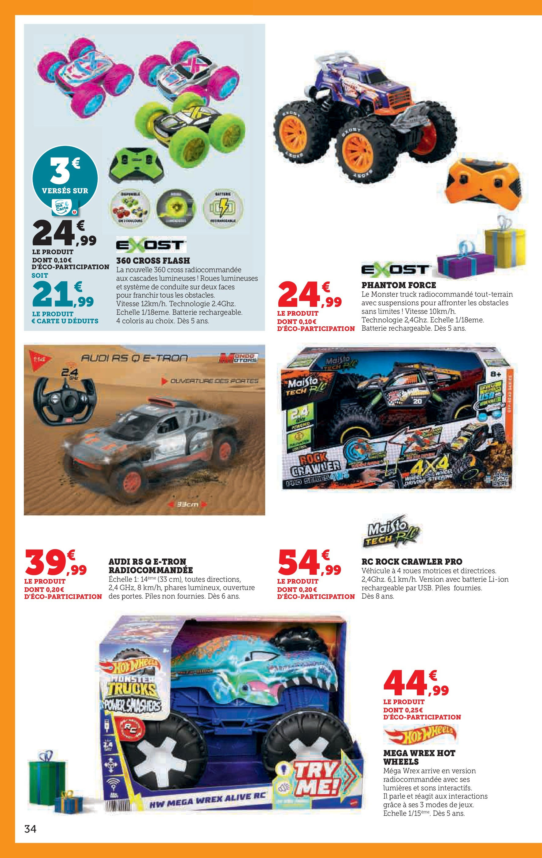 Super U Jouets  à partir du 22/10/2024 - promo en ligne | Page: 34 | Produits: Batterie, Piles