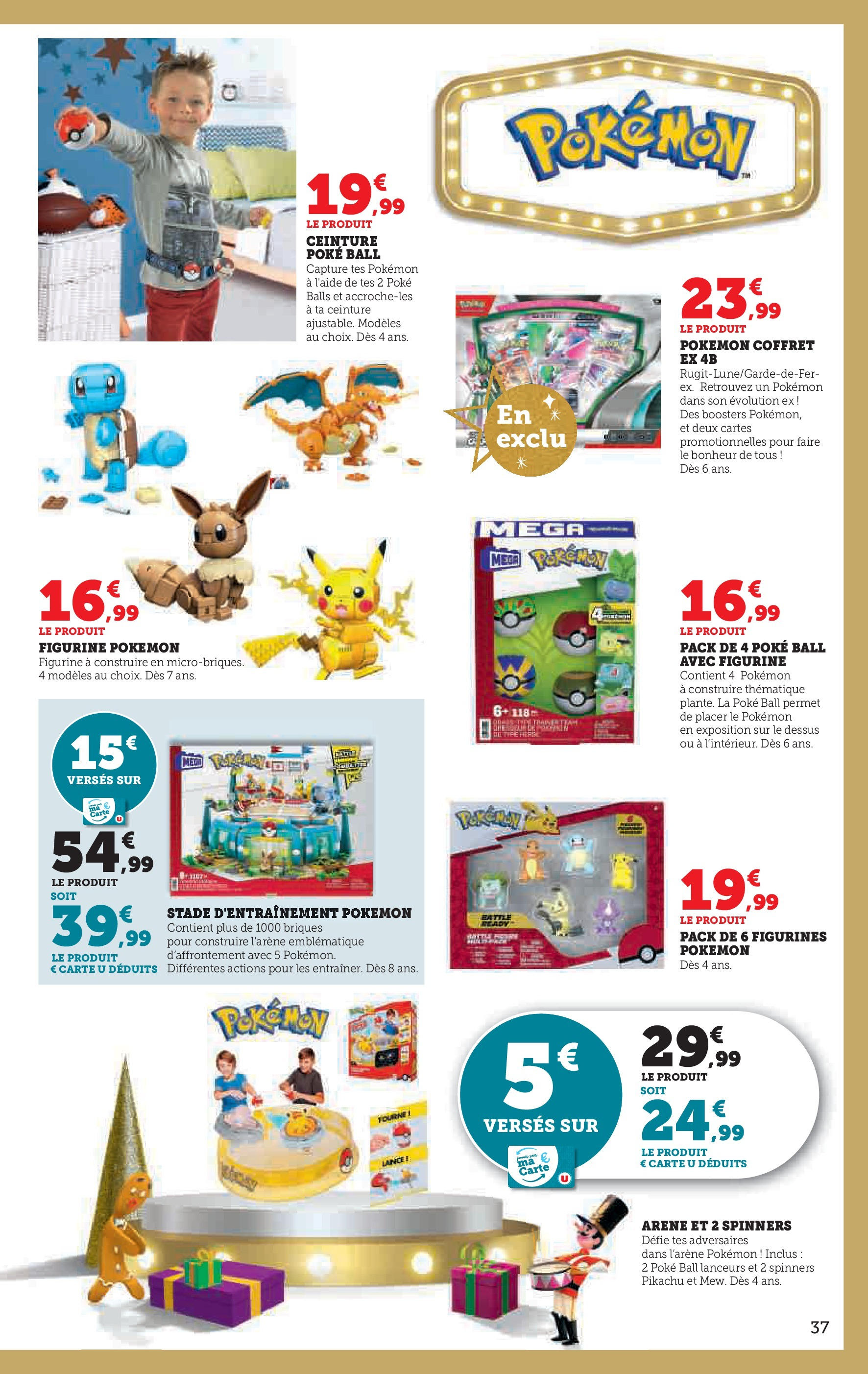 Super U Jouets  à partir du 22/10/2024 - promo en ligne | Page: 37 | Produits: Ceinture, Briques, Figurines