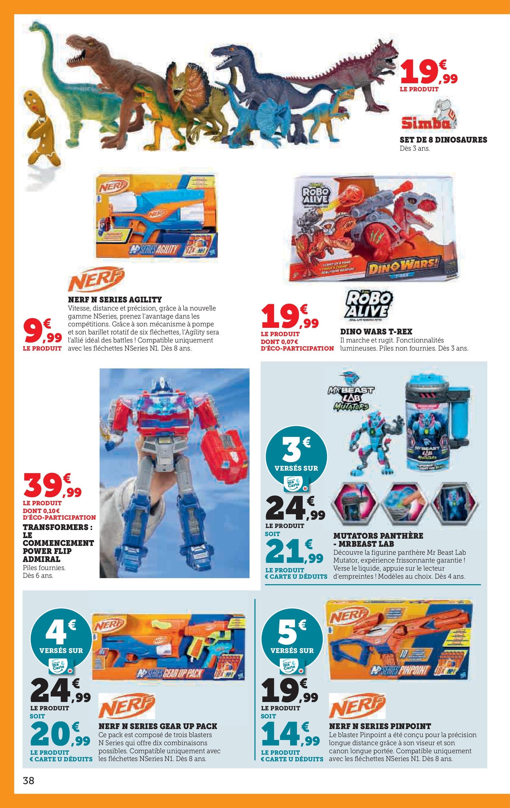 Super U Jouets  à partir du 22/10/2024 - promo en ligne | Page: 38 | Produits: Piles