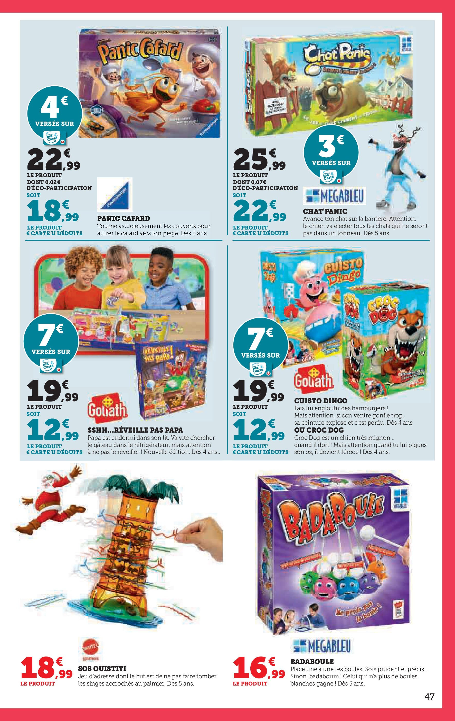 Super U Jouets  à partir du 22/10/2024 - promo en ligne | Page: 47 | Produits: Ceinture, Mais