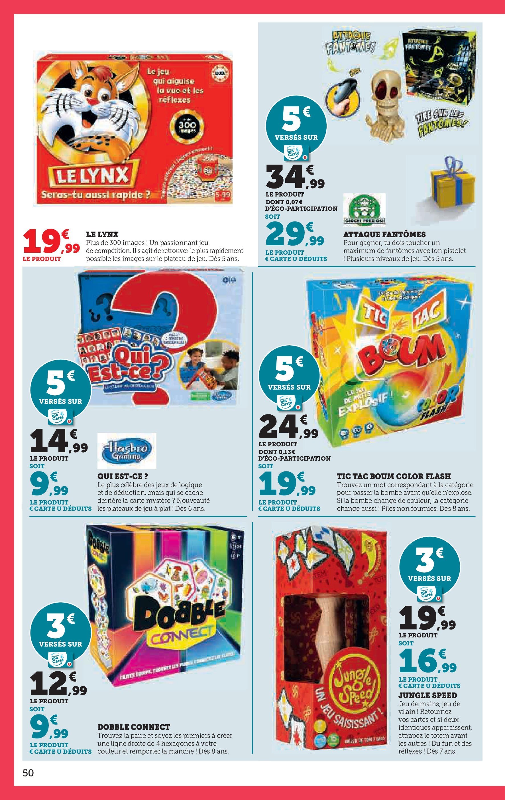 Super U Jouets  à partir du 22/10/2024 - promo en ligne | Page: 50 | Produits: Plateau, Mais, Jeux, Piles