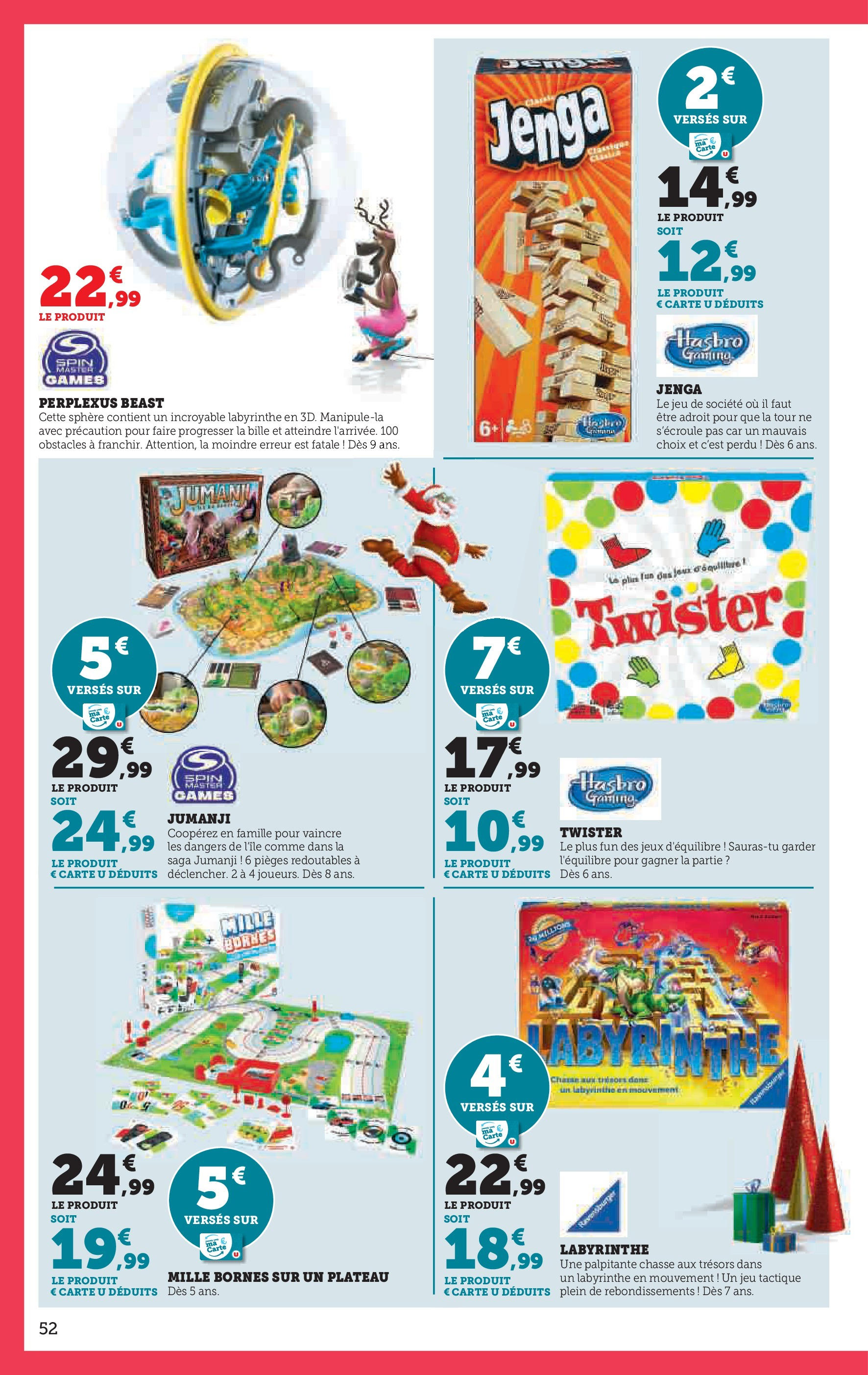 Super U Jouets  à partir du 22/10/2024 - promo en ligne | Page: 52 | Produits: Plateau, Jeux