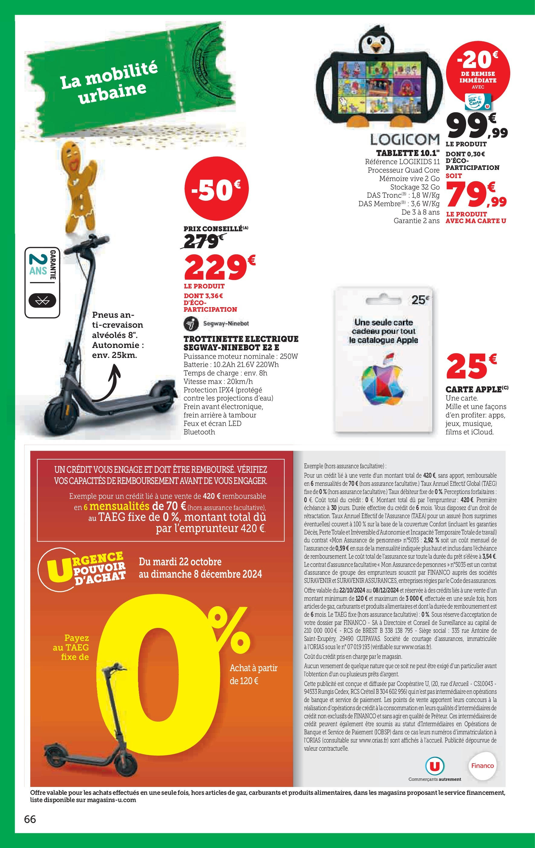 Super U Jouets  à partir du 22/10/2024 - promo en ligne | Page: 66 | Produits: Tablette, Pneus, Base, Batterie