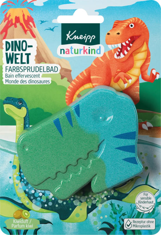 Kneipp Naturkind Kinder Badezusatz Farbsprudelbad Dinowelt