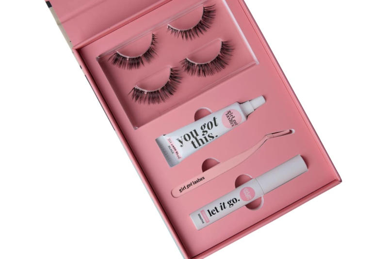 GirlGotLashes Künstliche Wimpern Starterset mit Wimpernkleber, Remover & Applikator