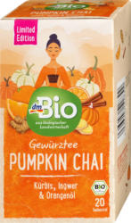 dmBio Gewürztee Pumpkin Chai (20 Beutel)