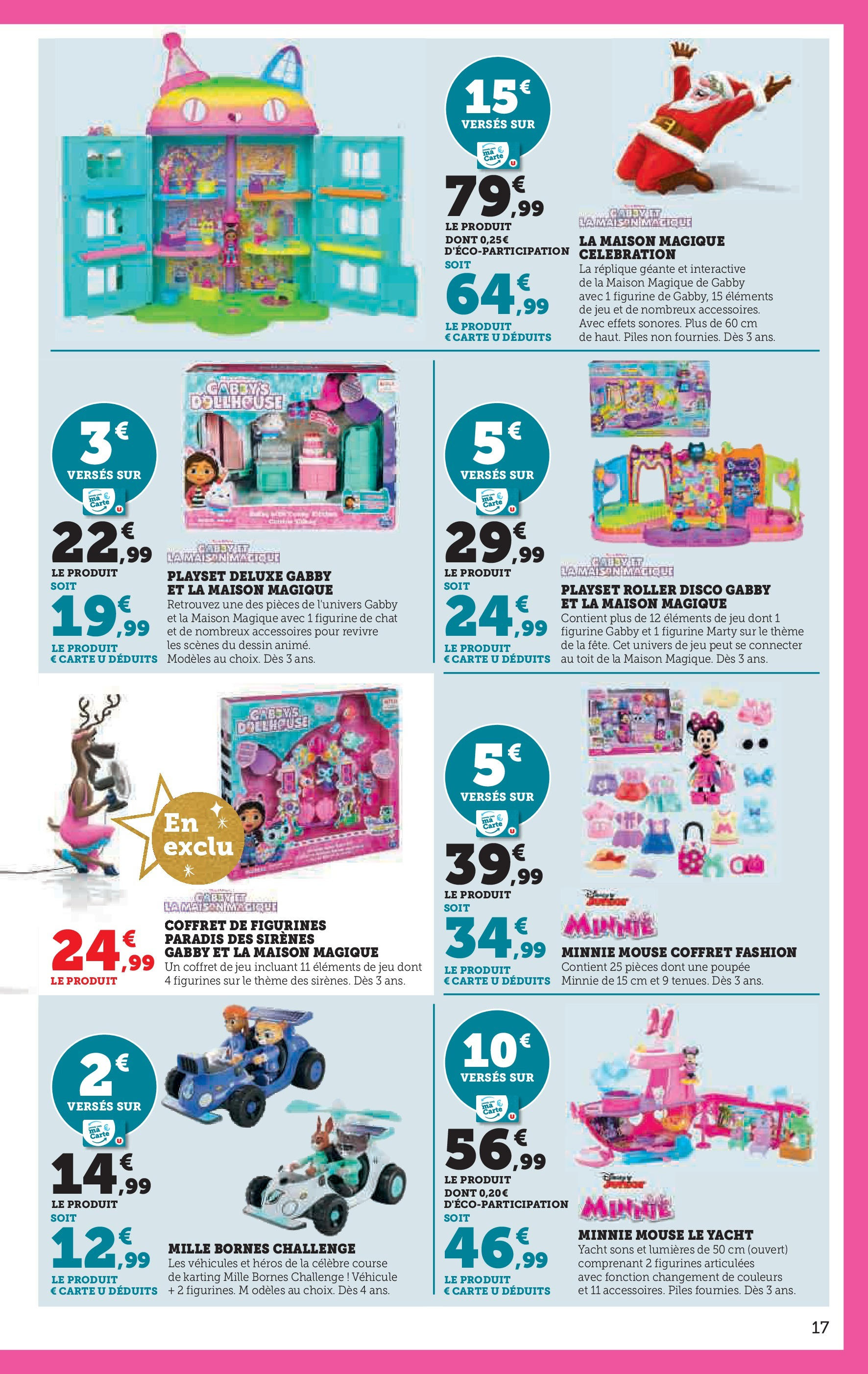 Hyper U Jouets - La Roche-sur-Yon à partir du 22/10/2024 - promo en ligne | Page: 17 | Produits: Poupée, Figurines, Piles