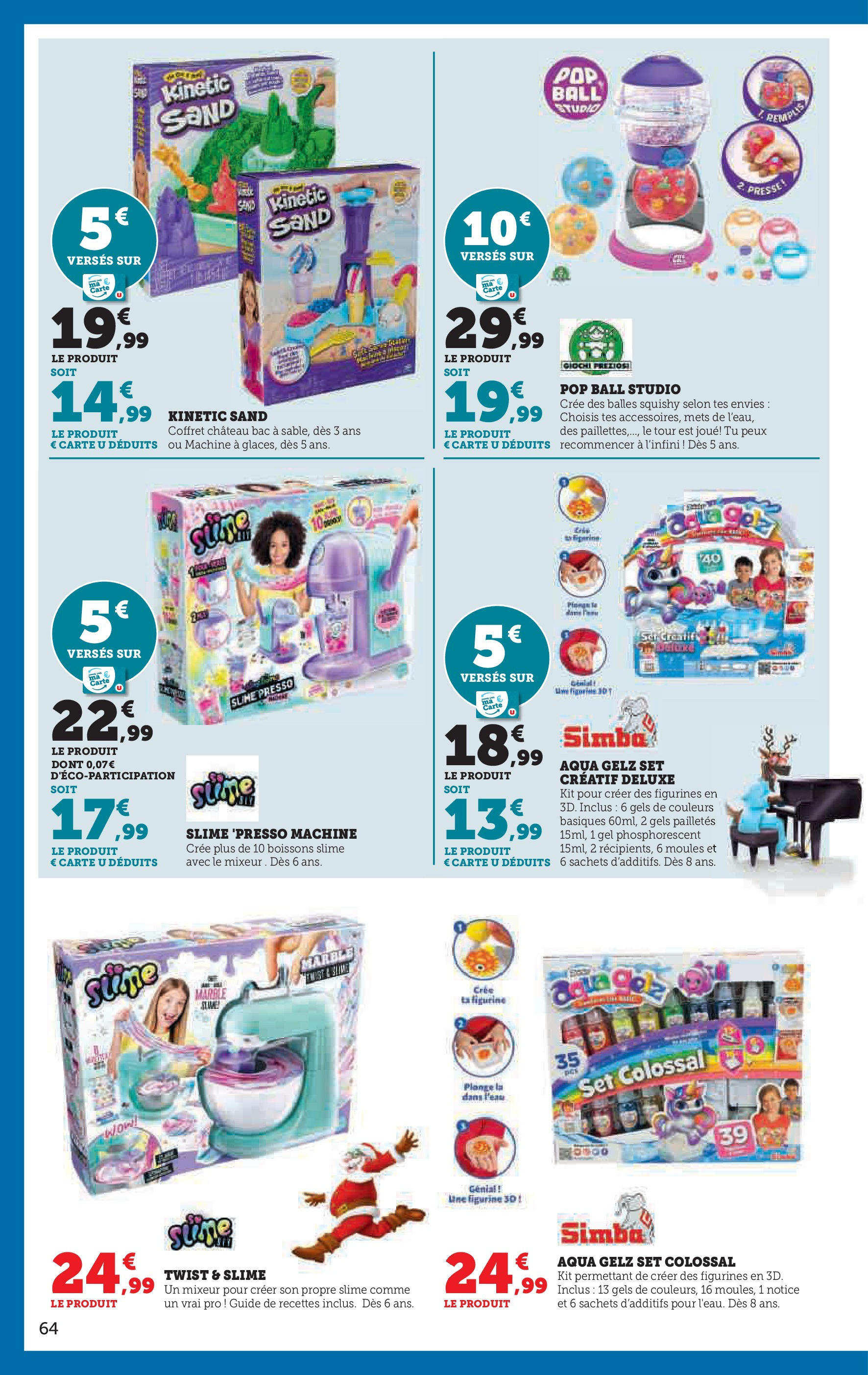 Hyper U Jouets - La Roche-sur-Yon à partir du 22/10/2024 - promo en ligne | Page: 64 | Produits: Mixeur, Figurines