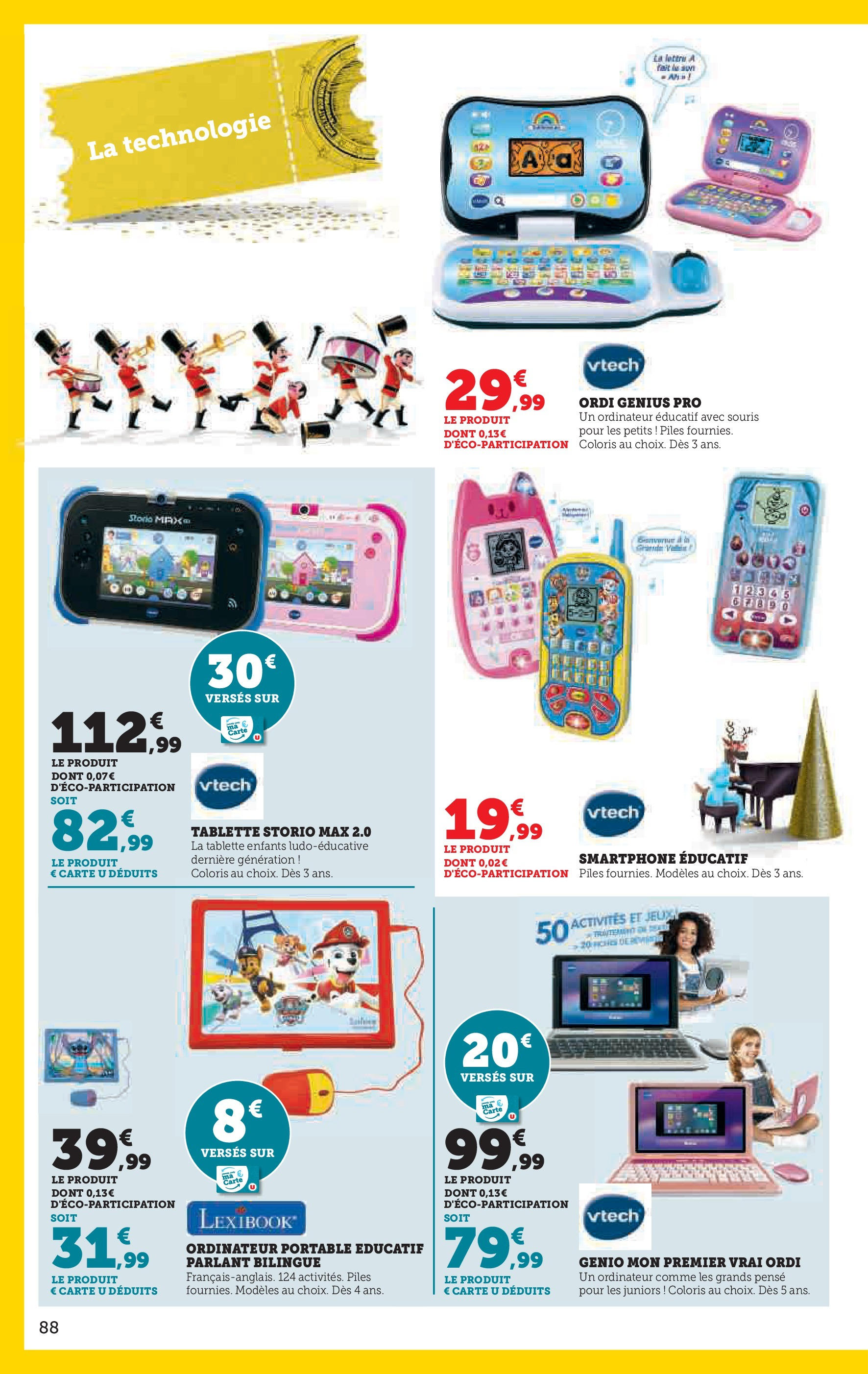 Hyper U Jouets - La Roche-sur-Yon à partir du 22/10/2024 - promo en ligne | Page: 88 | Produits: Smartphone, Ordinateur, Portable, Jeux