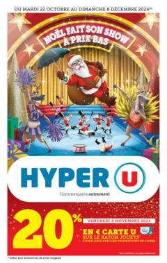 Hyper U - Prévisualisation de Hyper U Jouets - La Roche-sur-Yon valide à partir de 22.10.2024