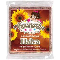 VKUSNASHA - Sonnenblumenhalva mit fettarmen Kakao