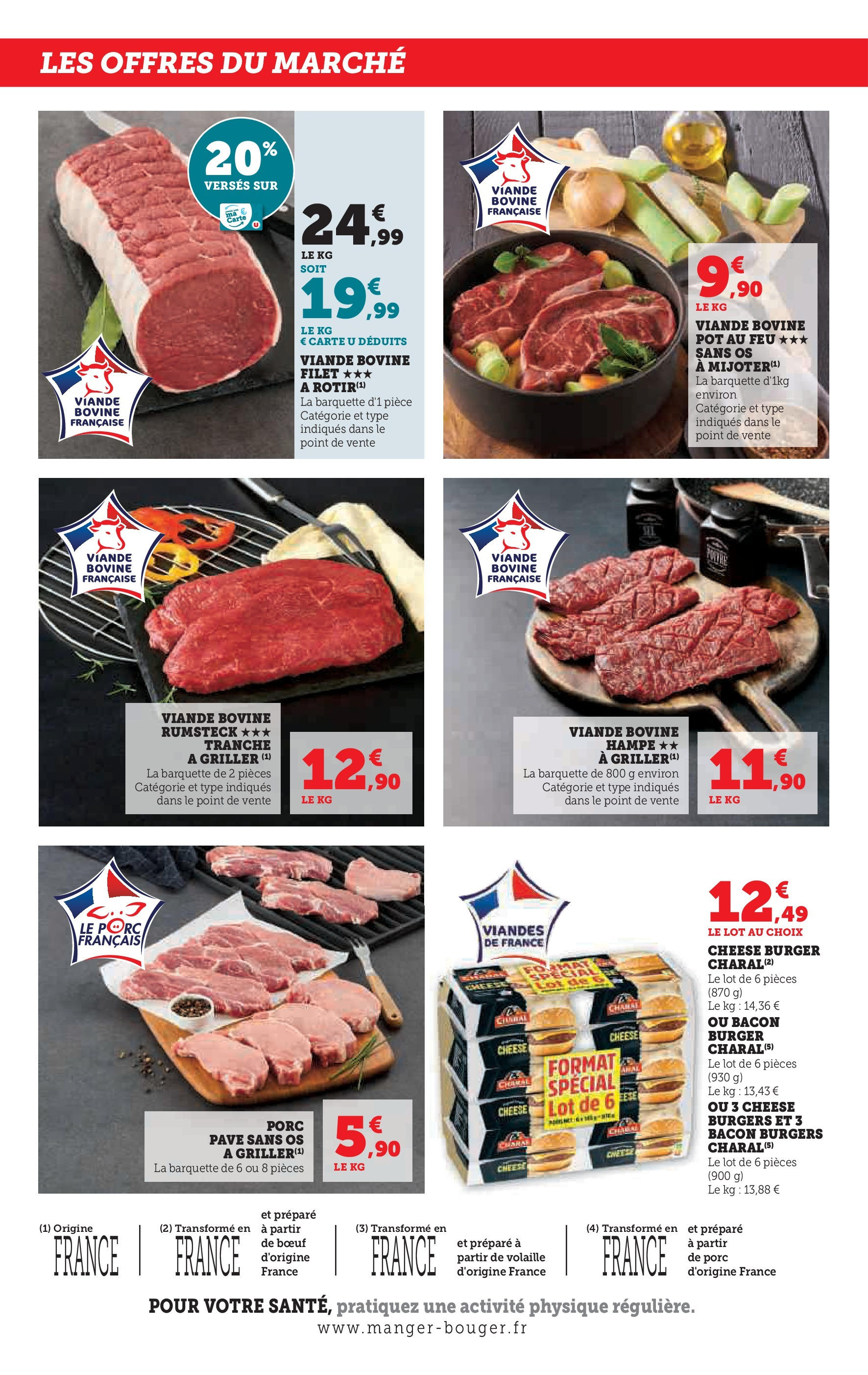 Hyper U Jour de Marché Ouest à partir du 28/10/2024 - promo en ligne | Page: 6 | Produits: Volaille, Viande, Porc, Rumsteck