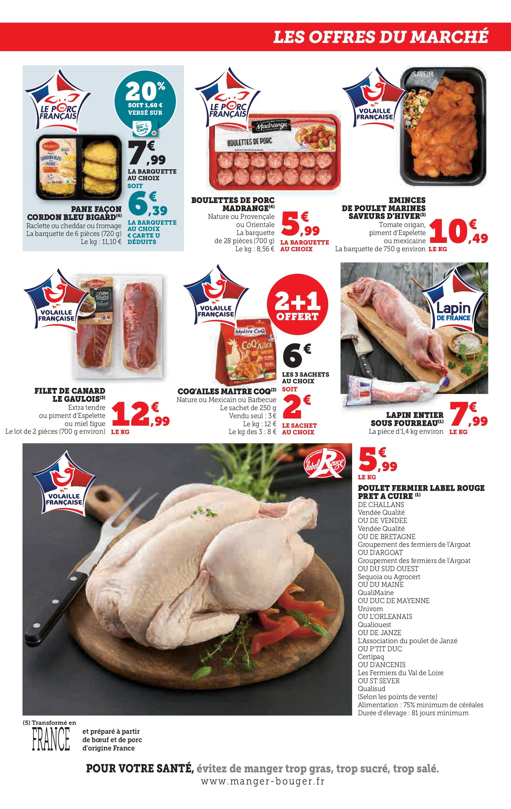 Hyper U Jour de Marché Ouest à partir du 28/10/2024 - promo en ligne | Page: 7 | Produits: Figue, Lapin, Raclette, Piment d'espelette