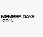 H&M Member days -20% - al 30.11.2024