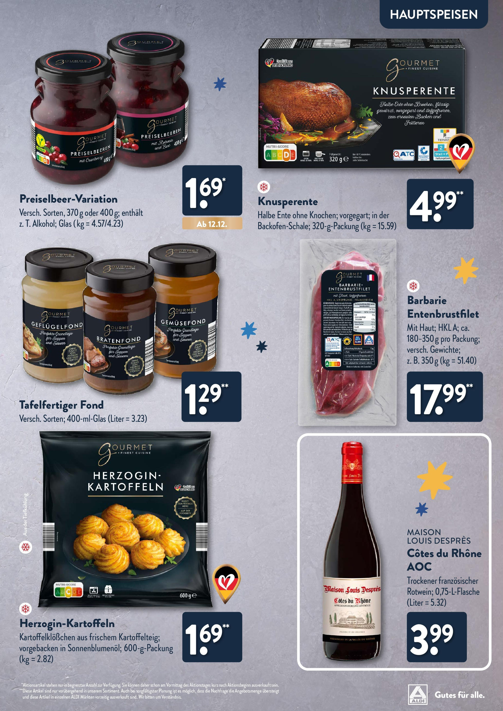 Aldi Gourmet - Hessen (ab 27.10.2024) » Angebote Online | Seite: 23