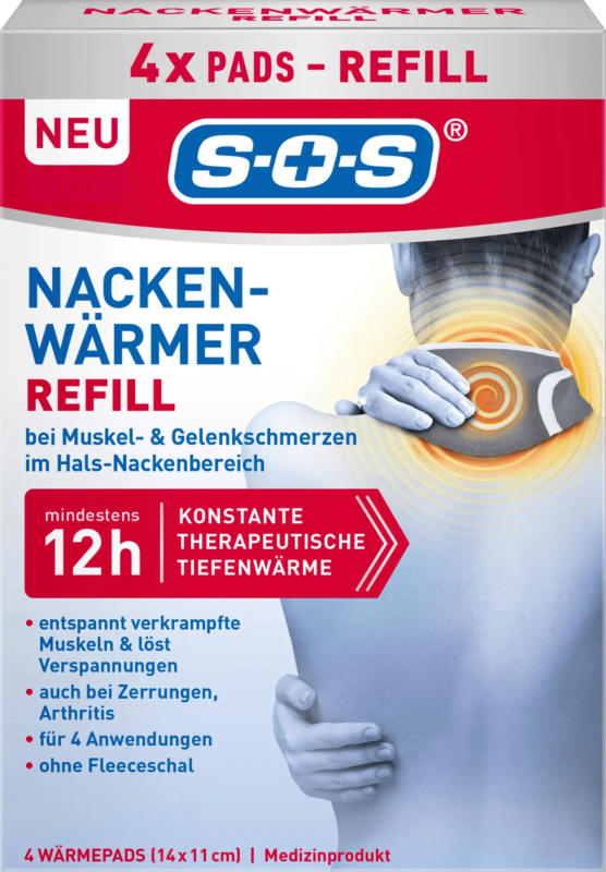 SOS Nackenwärmer Wärmepads Refill