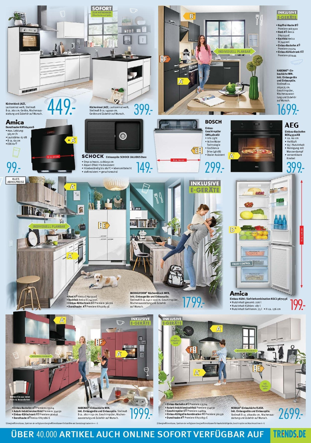 Trends - Neueröffnung in Haan (ab 02.11.2024) zum Blättern | Seite: 3 | Produkte: Geschirrspüler, Küchenblock, Kühlschrank, Backofen