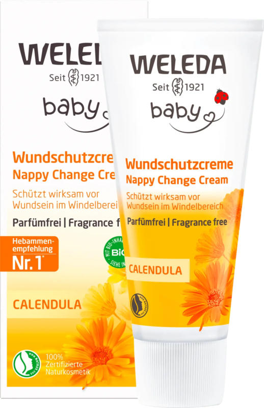 Weleda baby Calendula Wundschutzcreme parfümfrei