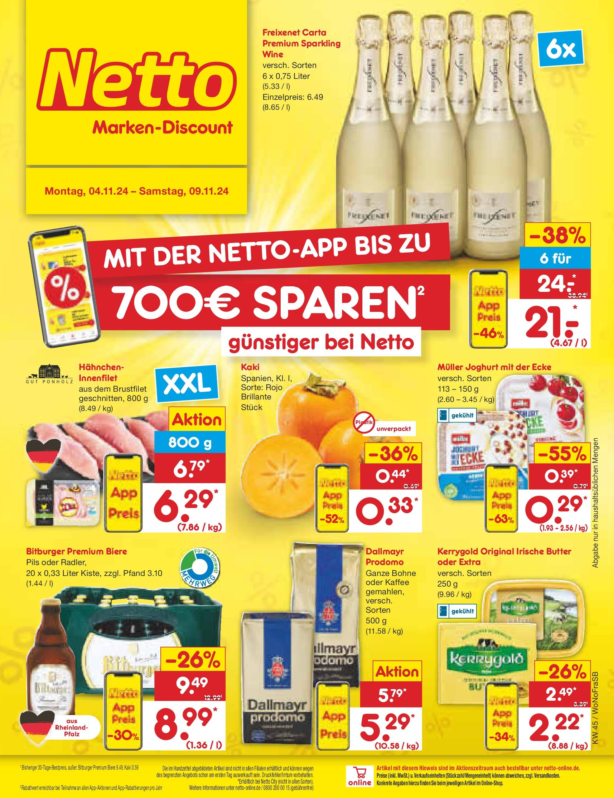 Netto Marken-Discount Frankfurt, Adalbertstraße 8 (ab 04.11.2024) > Angebote