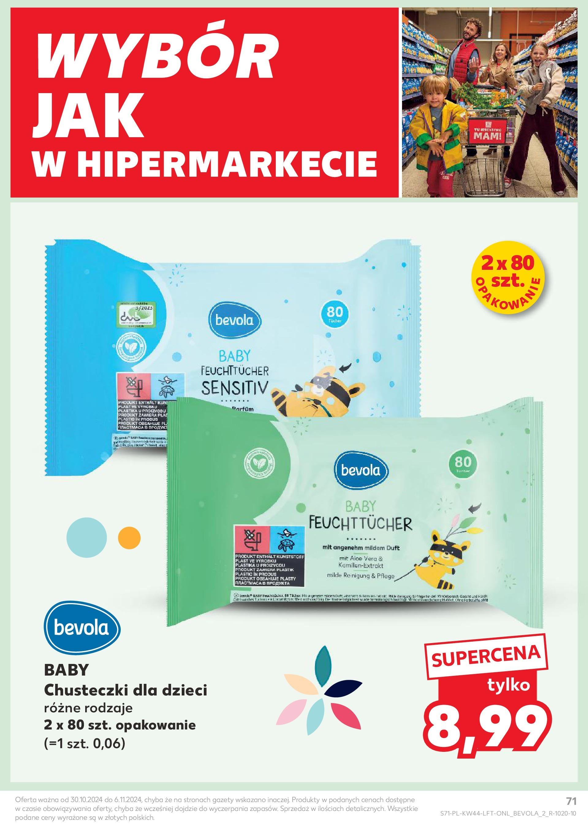 Kaufland gazetka od 30.10.2024 - od jutra PDF | Strona: 71