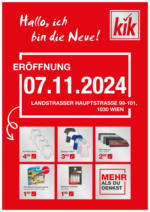 KiK KiK: Neueröffnung Wien - bis 08.11.2024