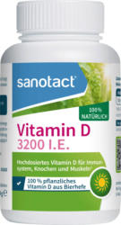 sanotact Vitamin D 3200 I.E. Bierhefe Tabletten 90 St