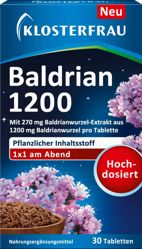 Klosterfrau Baldrian 1200 Tabletten 30 St