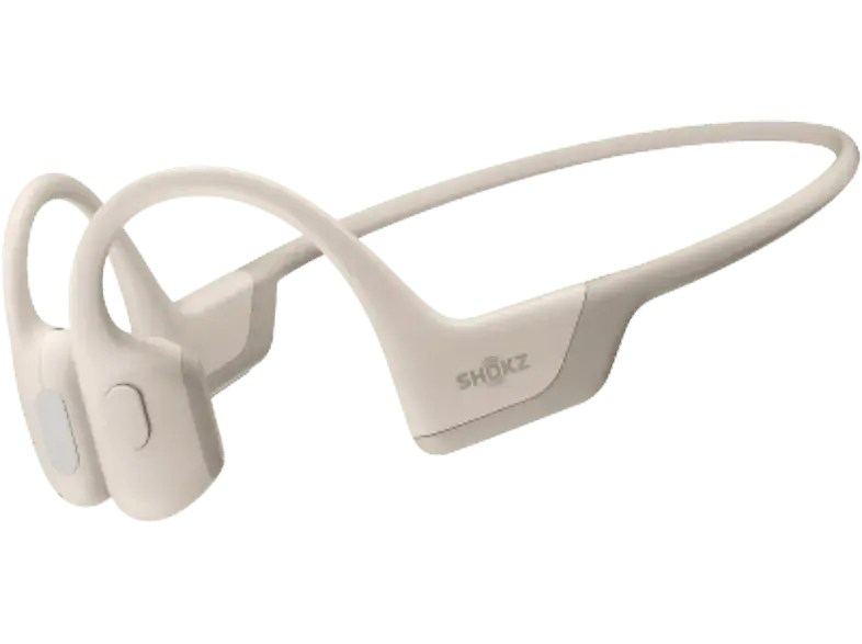 Shokz OpenRun pro Wireless Bluetooth Headphones, beige; Bluetooth Kopfhörer