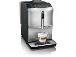 SIEmenS TF303E07 Kaffeevollautomat (Inox silver metallic, Scheibenmahlwerk aus Keramik, 15 bar)