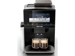 Siemens TQ903D09 Kaffeevollautomat (Schwarz, Scheibenmahlwerk, 19 bar, integrierter Milchbehälter)