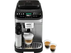 De'Longhi Magnifica Evo Next ECAM310.80.SB Kaffeevollautomat (Silber/Schwarz, Edelstahlmahlwerk mit 13 einstellbaren Mahlgraden, 15 bar, externer Milchbehälter)