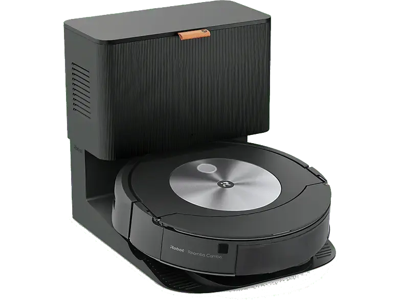 iRobot Roomba Combo j7+ Saug- und Wischroboter inkl. Clean Base® Station (Silber/Schwarz, Laufzeit: 75 min, 68 dB(A))