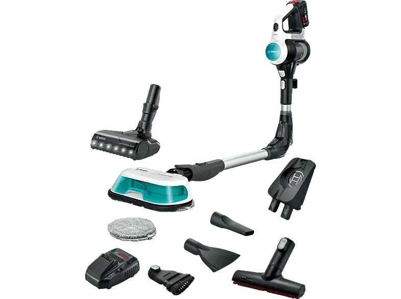 Bosch BKS71HYG1 Stielsauger (0,3 l, Akkulaufzeit: 40 min, Weiß)