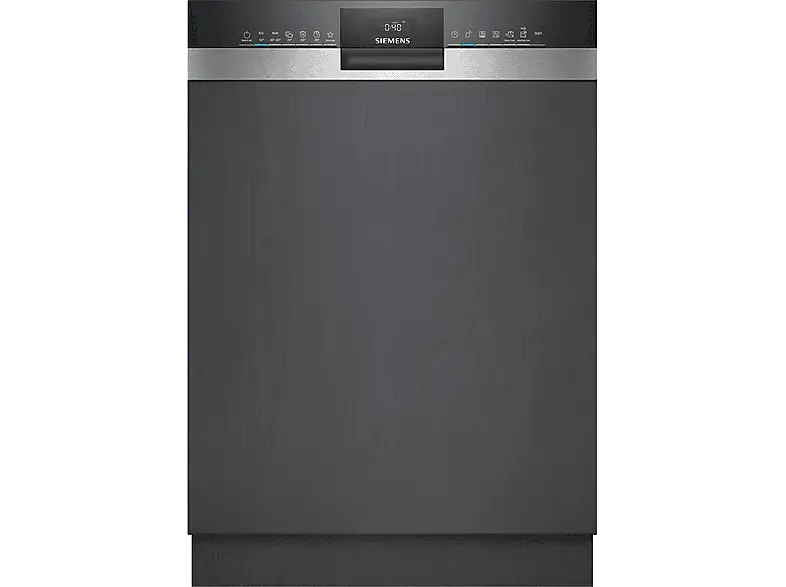 Siemens SN53ES06VE iQ300 Geschirrspüler (integrierbar, Besteckschublade, 598 mm breit, 44 dB(A), B, Gebürsteter Stahl)