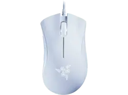 RAZER Gaming Maus Deathadder Essential, USB, 6400 dpi, 5-Tasten, 1000Hz, 220IPS/30G, RGB-LED, Weiß
