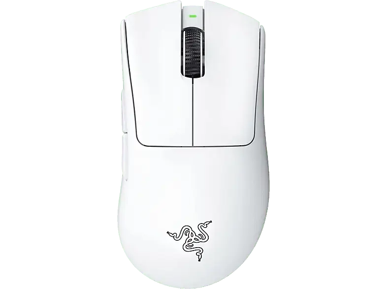 RAZER DeathAdder V3 Pro Gaming Maus, Kabellos, 30000dpi, USB-C, 750IPS, 70G, Weiß