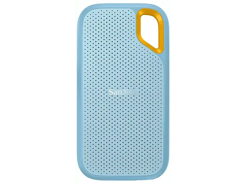 SandISK 4 TB Extreme Portable SSD (tragbare NVMe SSD, USB-C, bis zu 1.050 MB/s lesen und schreiben wasser- staubbeständig) blau; SSD Festplatte