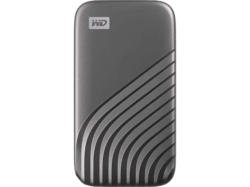 Western Digital 2TB WD My Passport SSD externe USB-C USB 3.2 Gen 2 (Externes NVMe Solid-State bis zu 1050 MB/s, Sturzfest Meter - Space-Grau); Festplatte